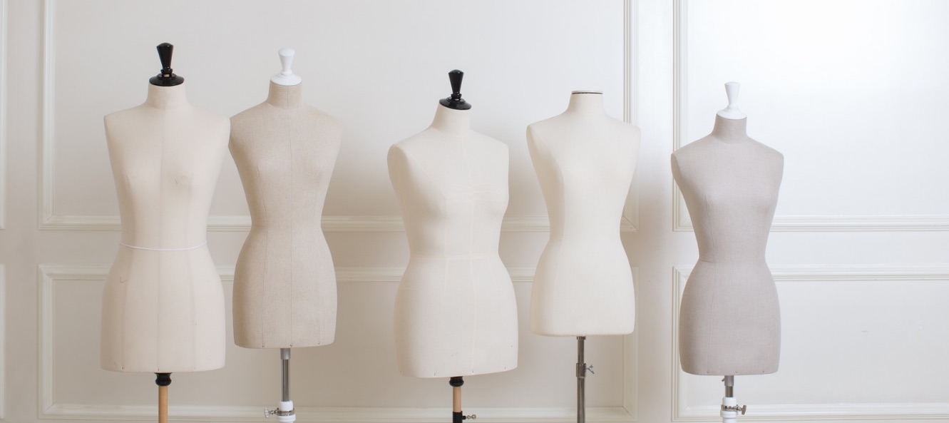 Dress forms in an atelier